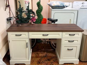 Wood Farmhouse Office Desk