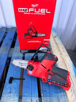 Milwaukee TOOL ONLY M12 FUEL 6 in. 12V Lithium- • Ion Brushless Electric Cordless Battery Pruning Saw HATCHET USED $145