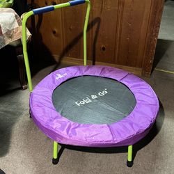 Fold & Go Trampoline For Kids