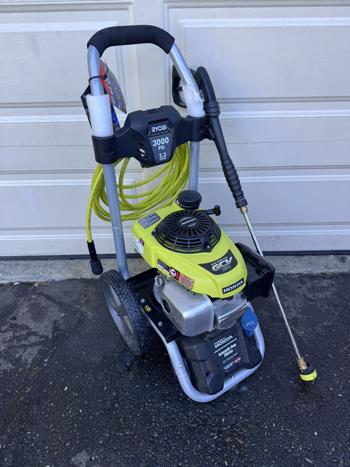 Ryobi 3000 Psi Pressure Washer Luke New!