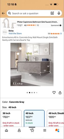 Floating Vanity