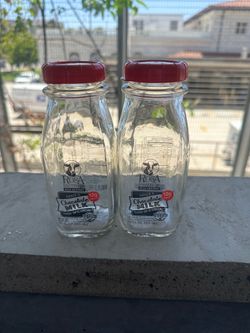 2 Milk Bottles