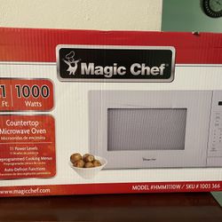 1.1 cu. ft. Countertop Microwave Oven in White