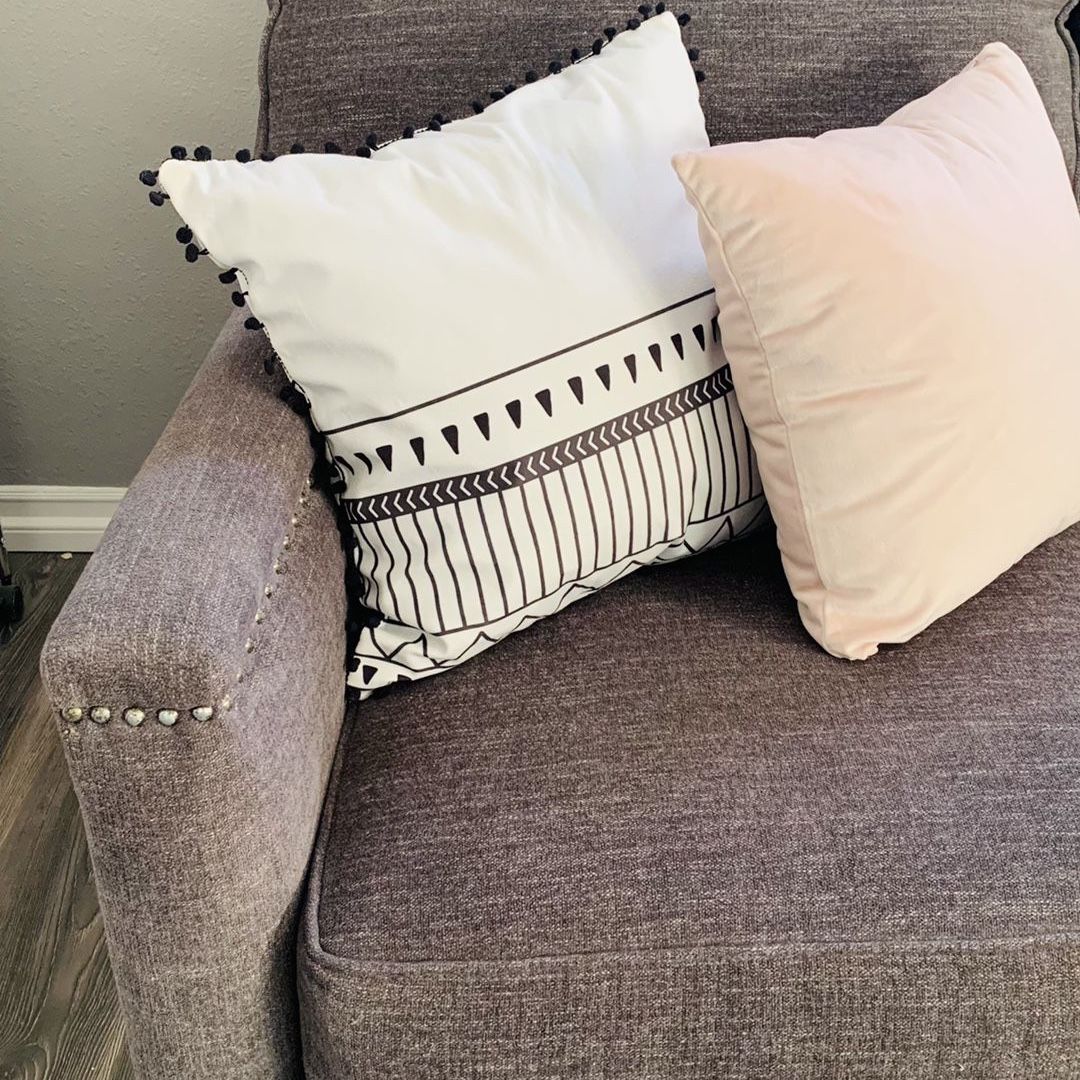 Mathis Bros Grey Couch