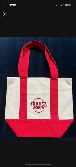 Red Trader Joe’s, Mini Canvas Tote