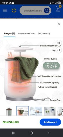 SLF Luxury Towel 20L Electric Bucket Towel Warmer