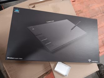 Huion Inspiroy WH1409 V2 wireless graphics tablet. 