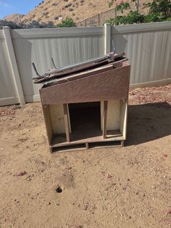 Dog house and bed