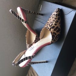 So me cheetah style heels