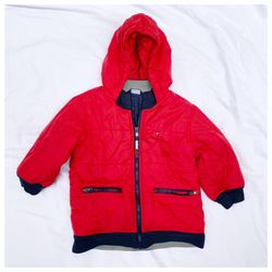 Tommy Hilfiger Red Jacket Puffy Toddler