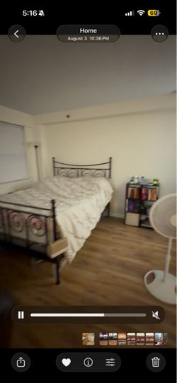 Queen size frame and bed