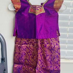 Pure Pattu Lehanga For Age 6months-2years