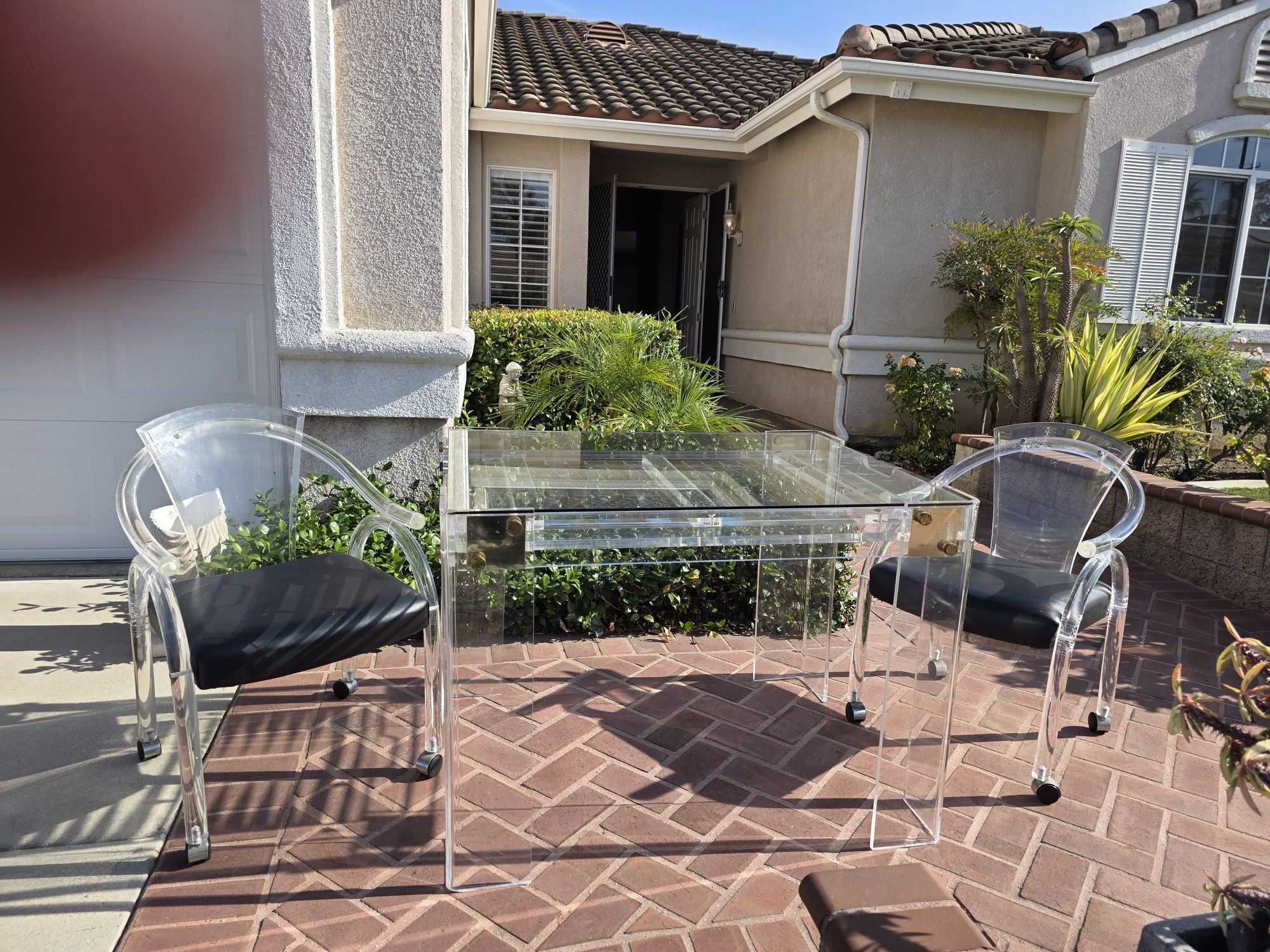 Custom Acrylic Backgammon Table & Chairs,All Products : American Fashion Style Bags On Sale