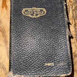 Antique Holman Red Letter Holy Bible (King James)