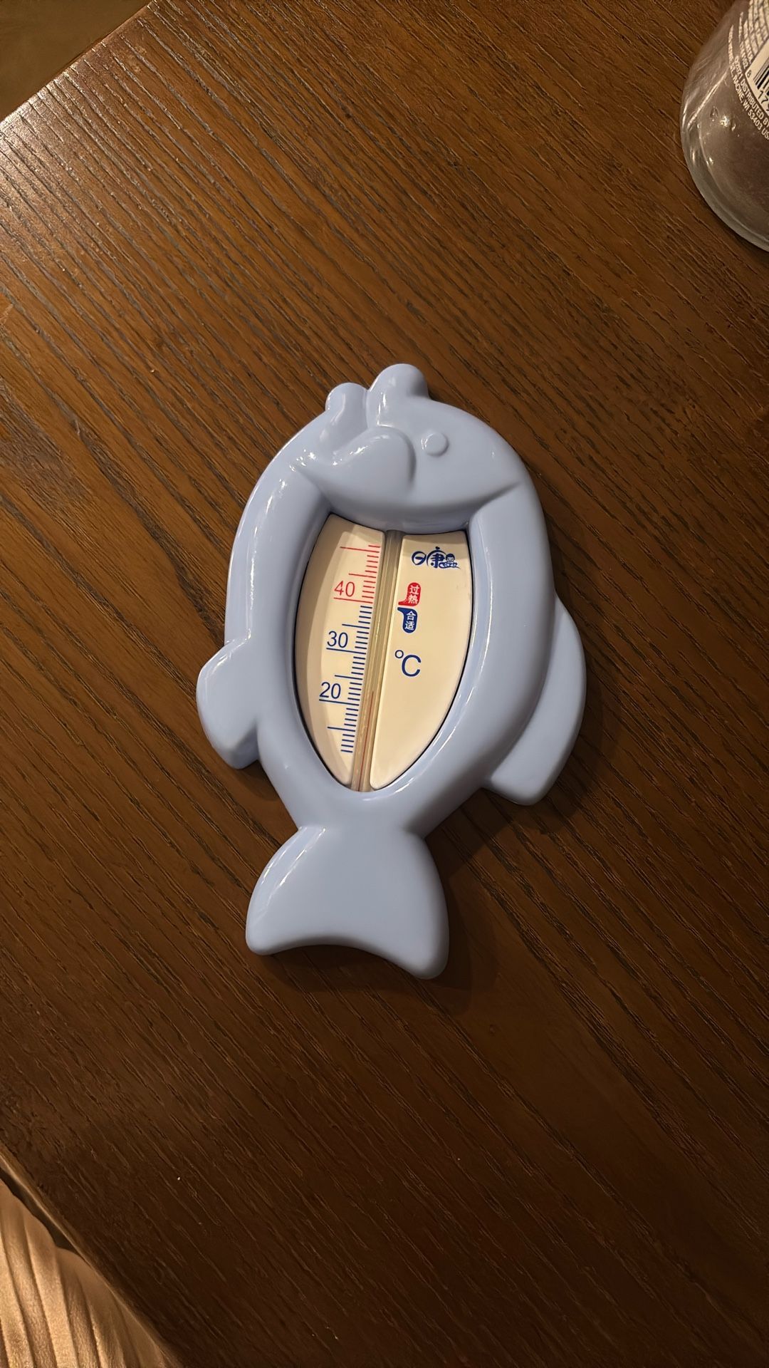 Baby Water Thermometer, Inf Bathing Cute Animal Thermometers healthyty Bath Care(Blue Fish)
