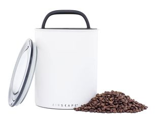 AirScape Planetary Design Kilo Coffee Storage Canister - US Patented Inner Plunger Lid Removes Excess Oxygen - DON'T buy airtight, BUY AIR-LESS - Hold