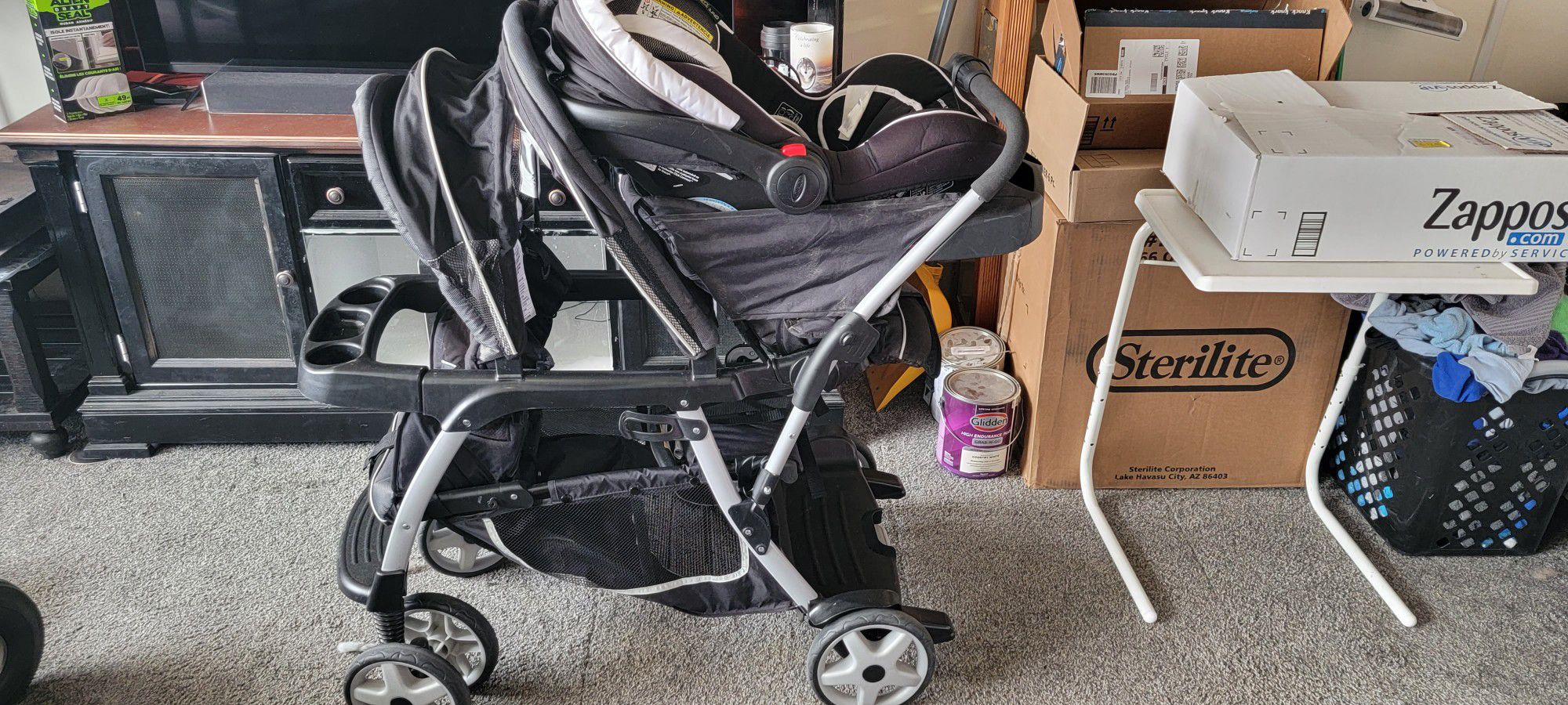 Lightly Used Graco  Double Seat Stroller