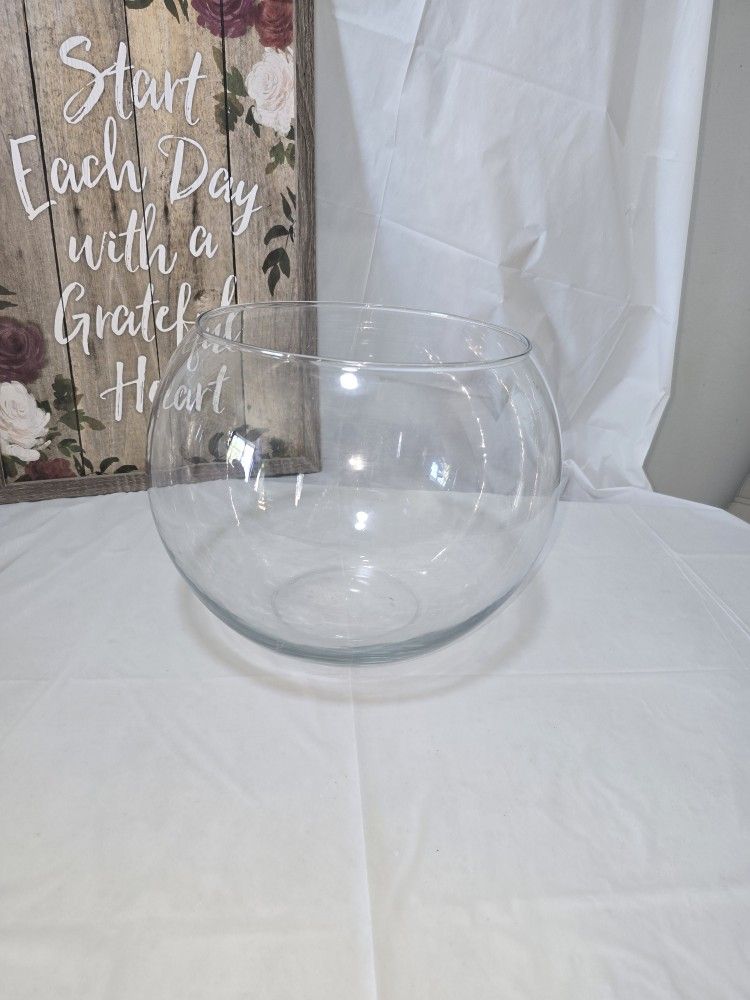 Big Glass Fish Bowl
