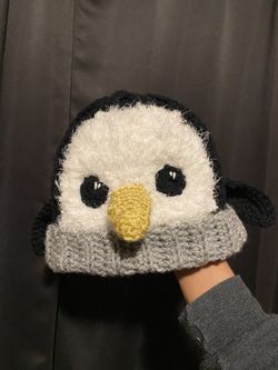 Crochet Penguin Beanie