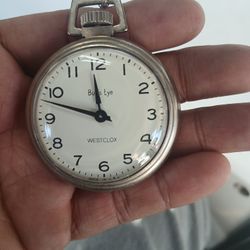 Vintage Westclox Bulls-eye Pocket Watch