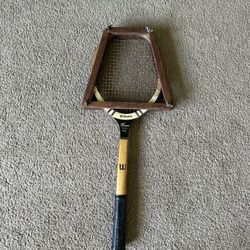 Antique Jack Kramer Wilson Wooden Tennis Racket 