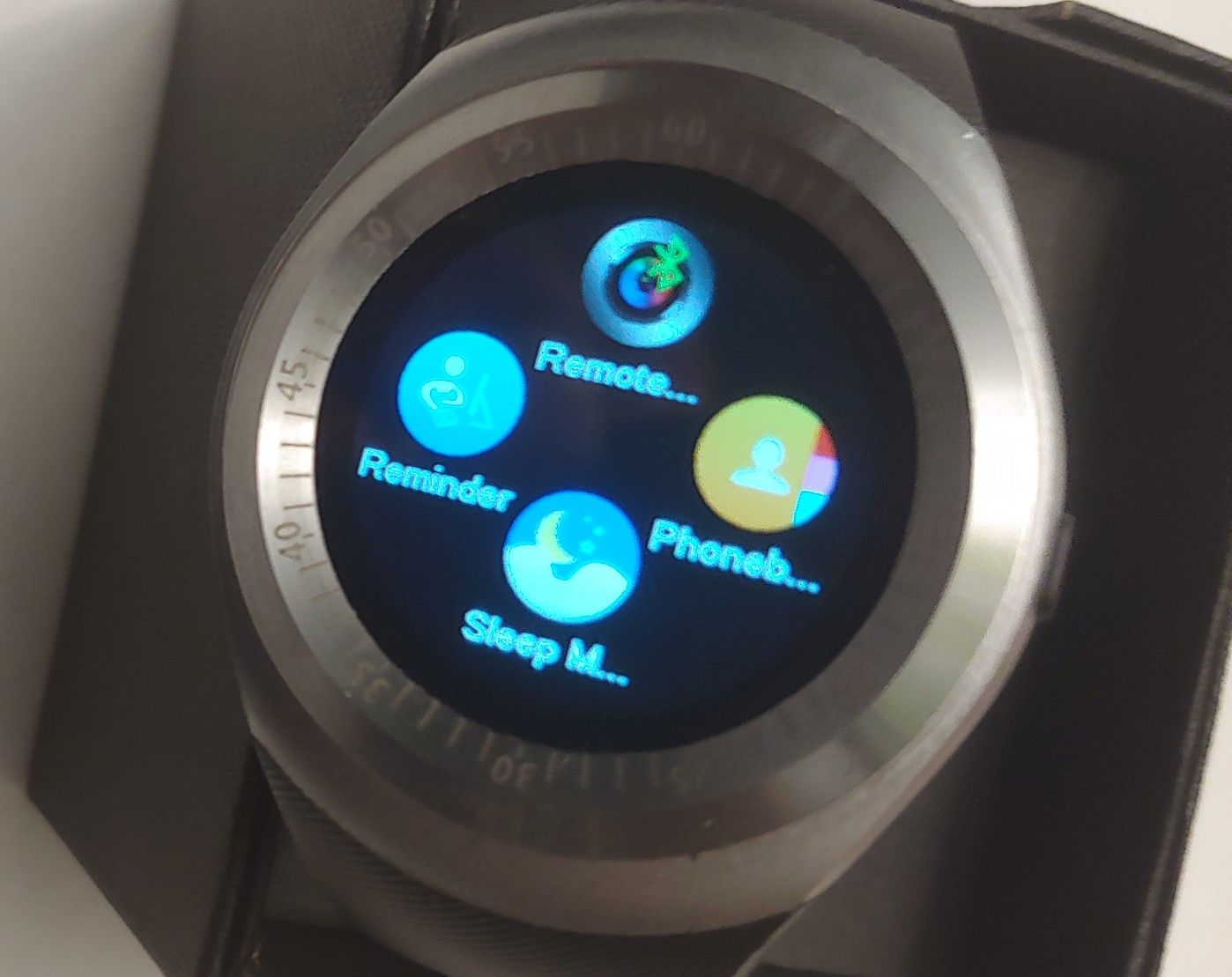 V Series Silver Bluetooth Smart Watch