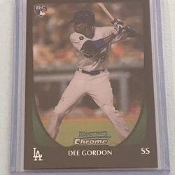 Dee Gordon 2011 Bowman Chrome #40 RC Rookie Card Los Angeles Dodgers