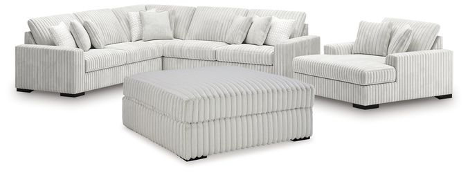 Stupendous Alloy 4-Piece Sectionals and Ottoman (Online Special Price)