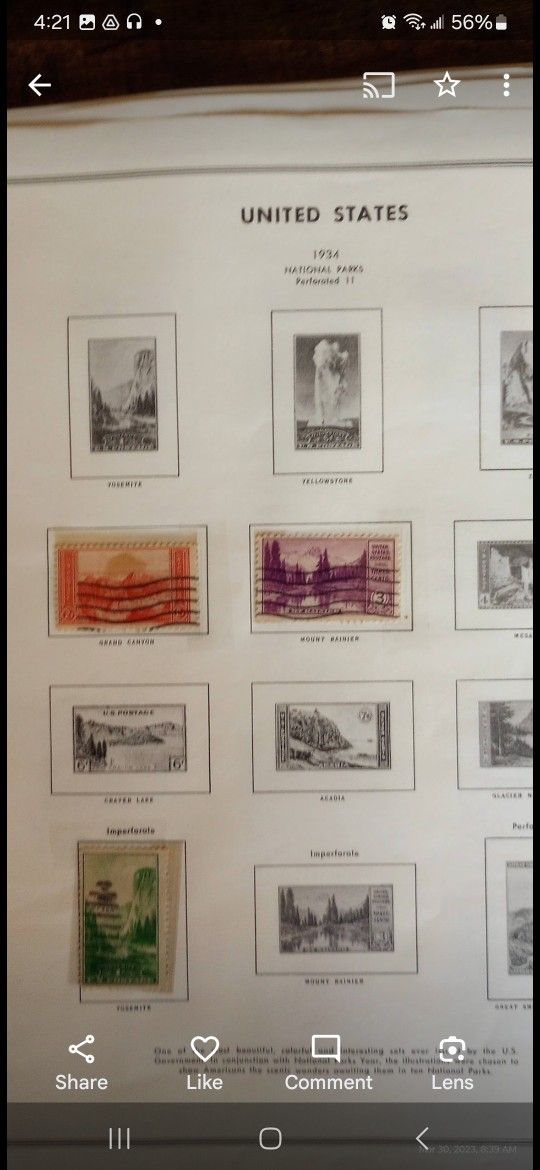 1930s US Stamps