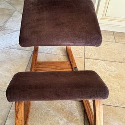 Vintage British Design Corp Bentwood ergonomic kneeling Chair. Wonderful Cond.