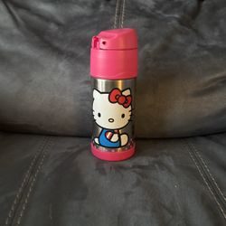 Hello Kitty Thermos Drink Container Water Bottle 