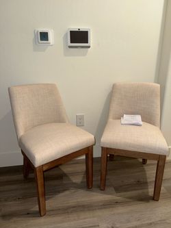 Set of 2 Upholstered Dining Chairs