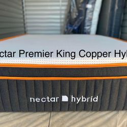 75% off King Mattress - Nectar Premier Copper Hybrid