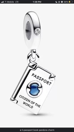 PANDORA CHARM - Openable Passport Charm