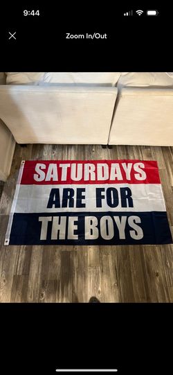 5 Pack Saturdays Are For The Boys Flag Frat 3X5