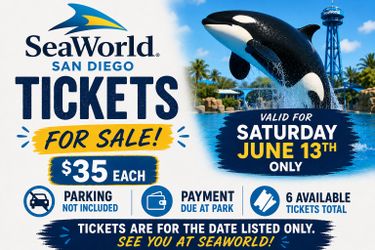 Seaworld San Diego 6/13/26