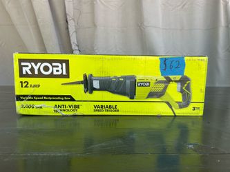 Ryobi 12 Amp Corded Reciprocating Saw