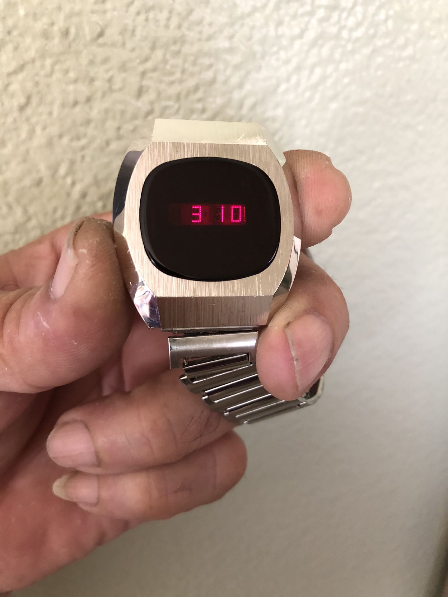 Vintage Sharp LED Watch From The 70s Works Good