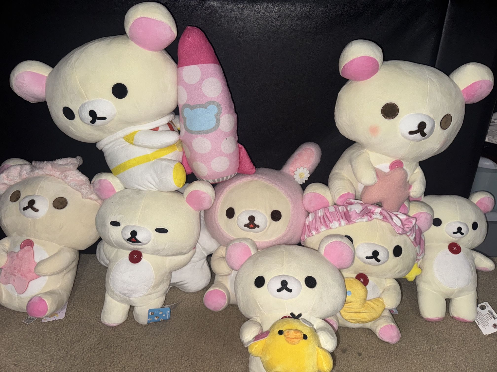 Rilakkuma and Korilakkuma Plushies!