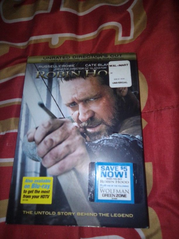 Underrated Directors Cut Includes Two Versions Unrated & Theatrical Robin Hood Movie