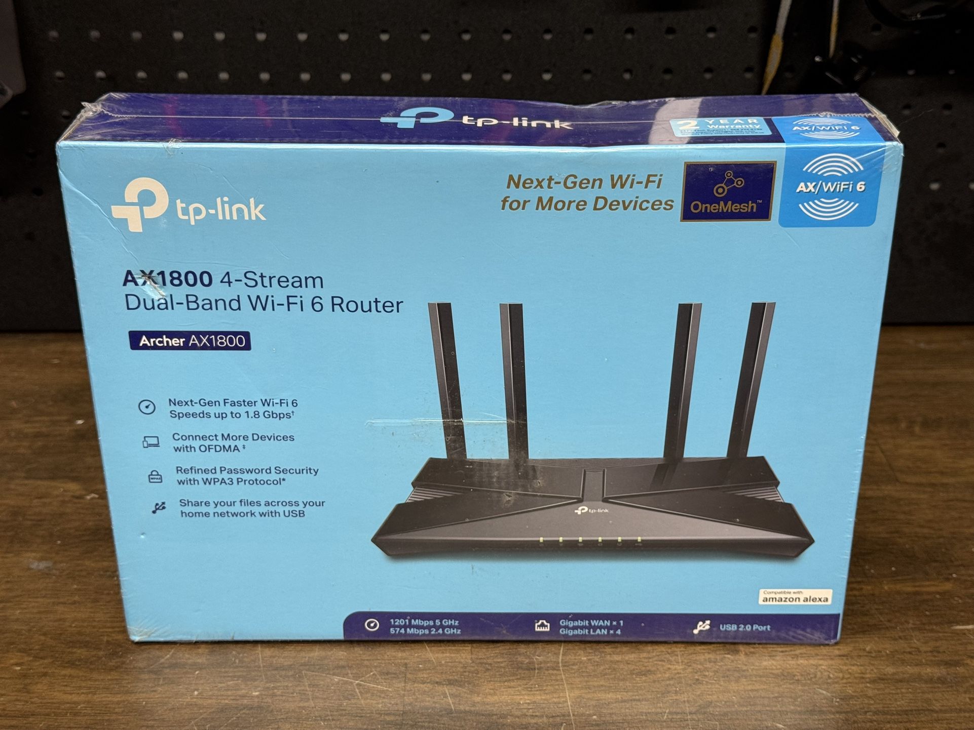 TP-Link Dual Band Wi-Fi 6 Wireless Router