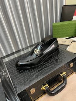 Gucci Men’s Leather Shoes With Box 2026 New