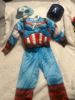 Captain America costume 3-4T