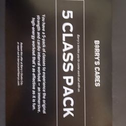 5 Class Pass To Barry’s Bootcamp Studio City LA