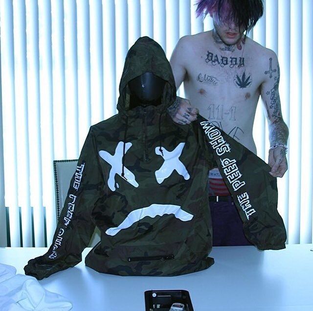 Lil peep the peep show windbreaker