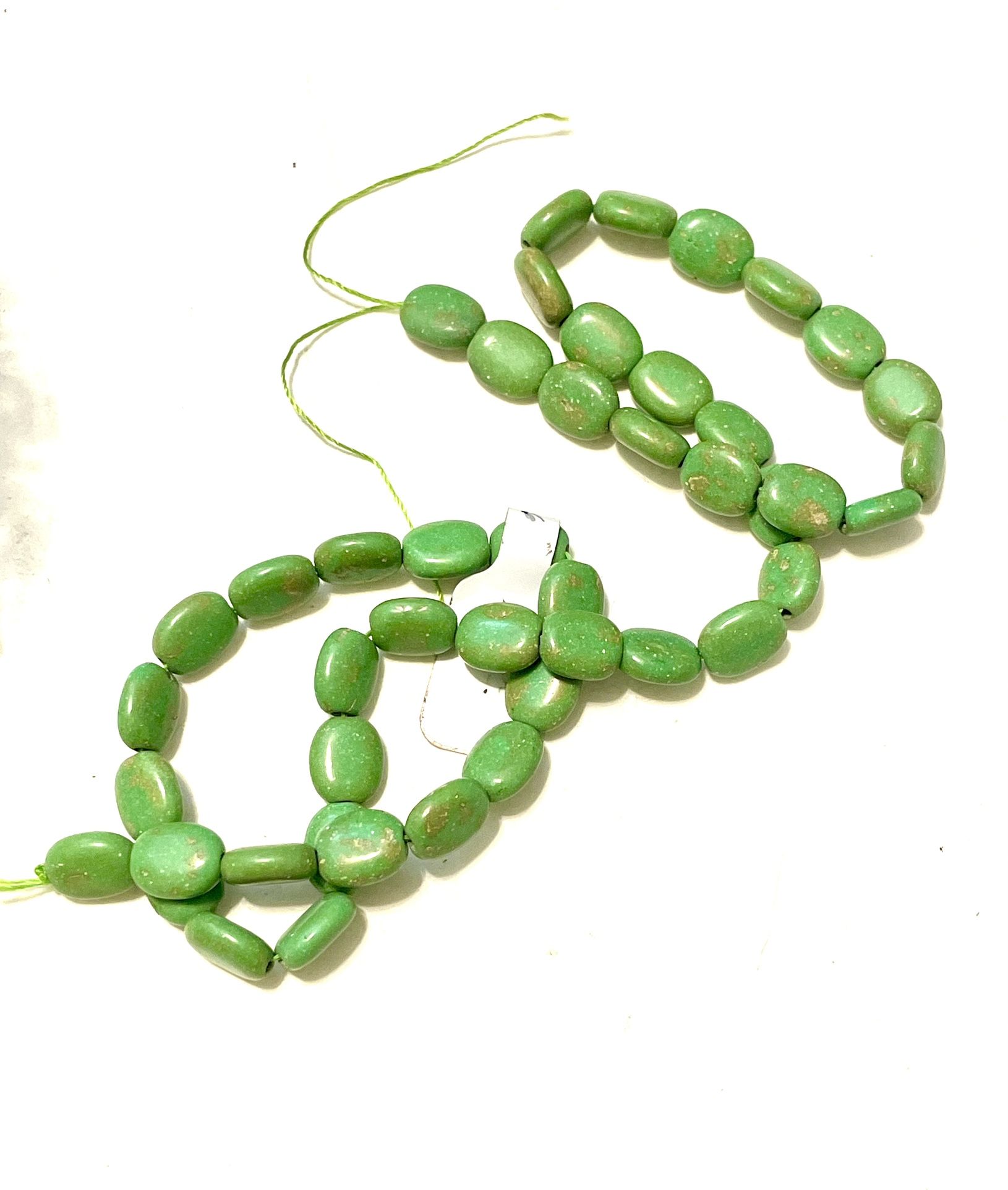 Strand Of 10mm Copper Turquoise Beads