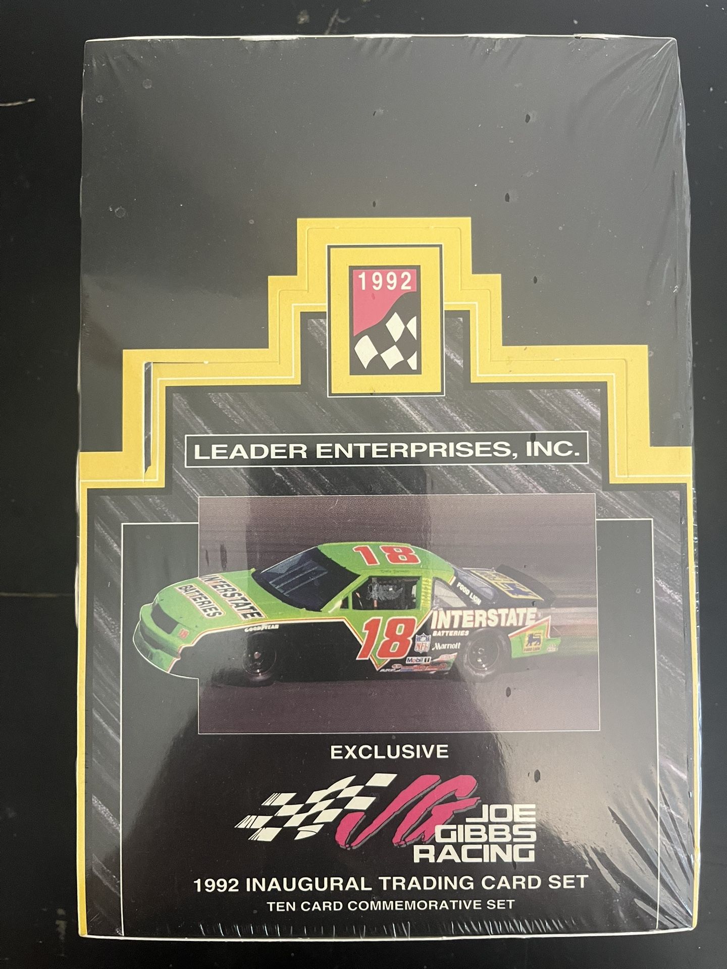 1992 Inaugural Leader Enterprises Joe Gibbs Racing NASCAR Trading Card Set