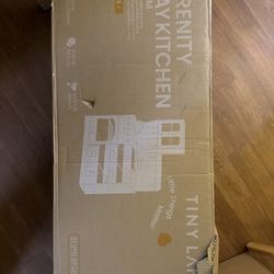 Tiny Land® Wooden Play Kitchen with Storage for Creative Toddlers