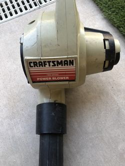 Craftsman Two Speed Blower
