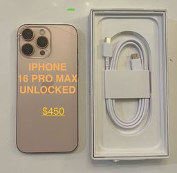 iPhone 16 Pro Max – 256 GB – Unlocked for any carrier (US Reseller Flex Policy)